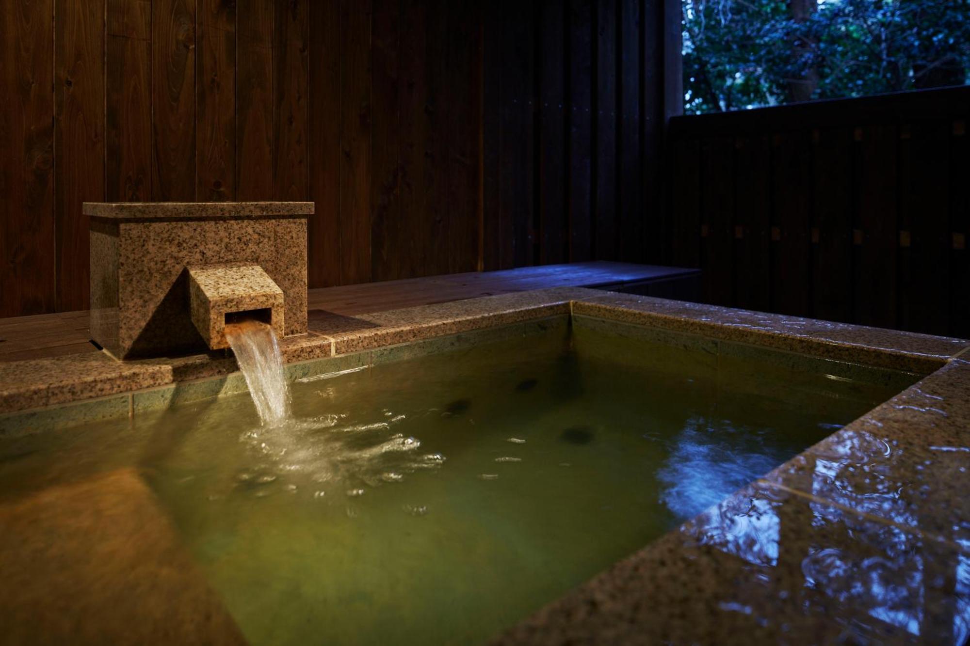 【Bâtiment Principal】Chambre Lits Jumeaux Premium avec Bain en Plein Air
